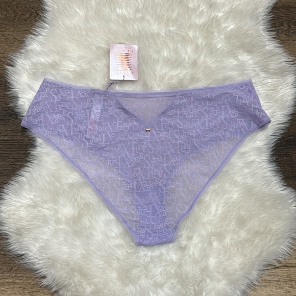 Savage x Fenty SIGNATURE SCRIPT CHEEKY PANTY🌸 - Picture 3 of 7